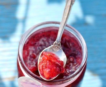 Confiture griottes et groseilles