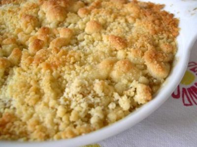 Crumble aux pommes