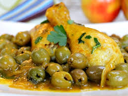 Poulet aux olives