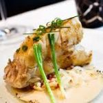 Turbot soufflé à la crème de paprika