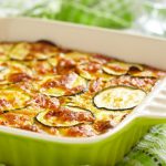 Petit gratin de courgettes à l’ail doux