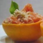 Pamplemousses farcis au crabe