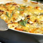 Queue de lotte au gratin