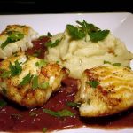 Filets de rascasse au beurre vigneronne