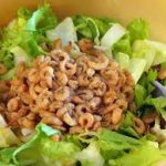 Salade de bouquets aux verdures