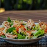 Salade composée écrevisses, ris de veau