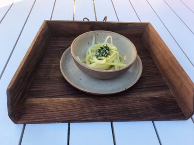 Tagliatelles de blettes et son pesto (Didier Crozat)