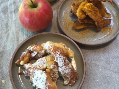 Beignets d’épluchures de pommes