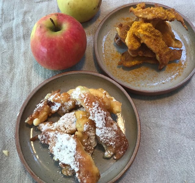 Beignets d’épluchures de pommes