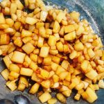 Salade de pommes caramélisées