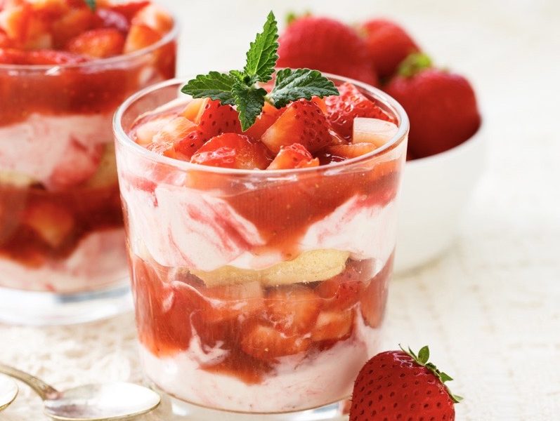 Tiramisu aux fraises