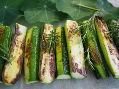 Courgettes à la plancha