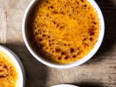 Crème brûlée aux potimarrons et épices douces 