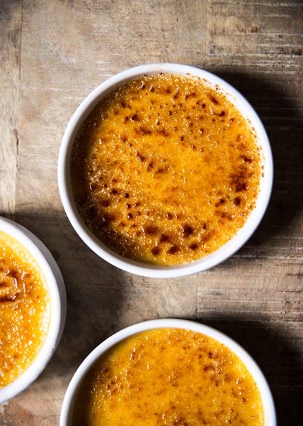 Crème brûlée aux potimarrons et épices douces 