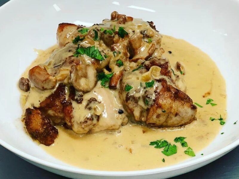 Ris de veau aux morilles de Noel (Didier)